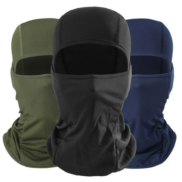 MeterMall Unisex Bicycle Thermal Winter Warm Hat Windproof Motorcycle Face Mask Hat Neck Helmet Beanies Army Green One Size